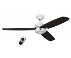 Deckenventilator Night Flight 132 cm Weiß / Wenge