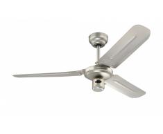 Deckenventilator Industrial 122 cm Nickel mit Zugschnur