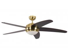 Deckenventilator Melton Messing inklusive Fernbedienung