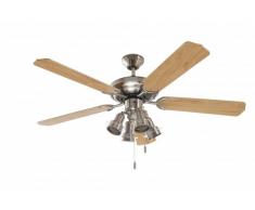 Deckenventilator Steel-Star Slimline N416 mit Licht 103 cm