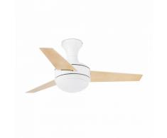 Deckenventilator Mini Ufo Weiß 101 cm mit Licht