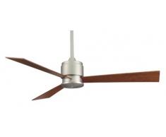 Deckenventilator ZONIX Nickel 137 cm mit Wandschalter