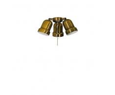 DeKo Deckenventilator Anbauleuchte N 230 Messing