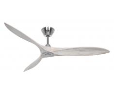Deckenventilator Eco Airscrew Chrom / Weiß gebürstet