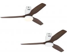 Deckenventilator Aerodynamix Weiß / Nussbaum