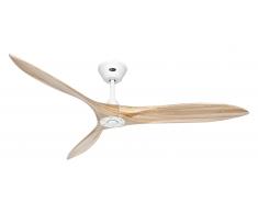 Deckenventilator Eco Airscrew Weiß / Holz Natur