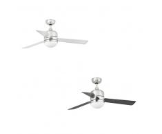 Deckenventilator Cebu Nickel 102 cm mit Beleuchtung