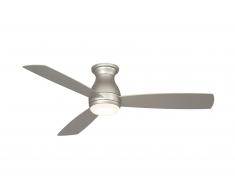 Outdoor Deckenventilator Hugh Wet 132 cm Nickel mit LED