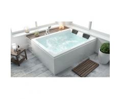 Andalusia Whirlpool mit der Befüllung über den Überlauf rechts 180x130x62 cm