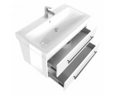 Badmöbel mit Geberit Icon Waschbecken 90 cm weiss hochglanz