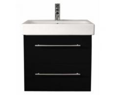 Badmöbel mit Geberit Icon Waschbecken Icon 60 cm schwarz