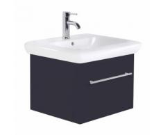 Badmöbel mit Geberit IT! Waschbecken 60 cm 1 Schublade anthrazit seidenglanz