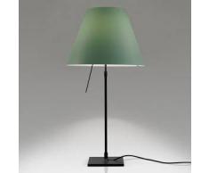 Luceplan Costanzina D13 pi. Tischleuchte mit Ein/Aus-Schalter Ø26 H: 51 cm schwarz/seegrün 1D13=NP00017+9D1331437737, EEK: A++