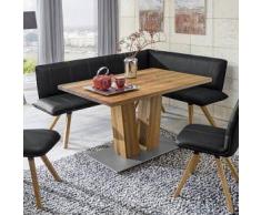 Niehoff CORINNA Eckbank links B: 2100 H: 900 T: 1550 mm, wildeiche/schwarz 4469-47-980