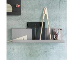 Muuto Folded Wandregal B: 630 H: 165 T: 124 mm, grau/schwarz 24005