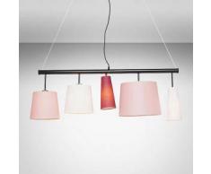 KARE Design Parecchi Berry Pendelleuchte 5-flammig B: 100 H: 178 T: 30 cm, beere 60688, EEK: A++