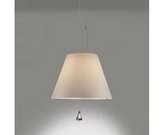 Luceplan Costanza D13 sa.s Pendelleuchte, Zug Ø 40 H: 250 cm alu/nebelweiß 1D13NSA20020+9D1301511734, EEK: A++