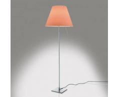 Luceplan Costanza LED D13t L Stehleuchte, Dimmer Ø40 H: 120/160 cm alu/puder 1D13LT000020+9D1301511738, EEK: A+