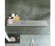 Muuto Folded Wandregal B: 960 H: 130 T: 114 mm, grau/schwarz 24004