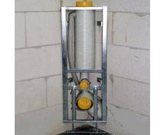 Missel Kompakt-Spülrohr MSR 6 Liter für Wand-WC, Bauhöhe 960 mm DN 100 288-0100