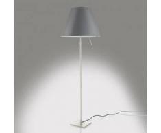 Luceplan Costanza D13 t.i.f. Stehleuchte, Ein-/Aus-Schalter Ø40 H: 153 cm geb. weiß/beton 1D13NT01F003+9D1301511705, EEK: A++