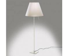 Luceplan Costanza D13 t. Stehleuchte mit Dimmer Ø40 H: 120/160 cm geb. weiß/weiß 1D13NT000003+1D13001NT002, EEK: A++