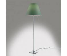 Luceplan Costanza D13 t. Stehleuchte mit Dimmer Ø40 H: 120/160 cm aluminium/seegrün 1D13NT000020+9D1301511737, EEK: A++