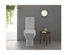 Globo DAILY Stand-Tiefspül-WC L: 65 B: 37 cm weiß, DA003BI, weiss glänzend DA003BI