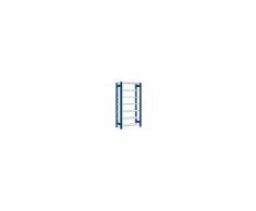 Regalwerk BERT-Lagerregal Plus - Grundfeld - LR 5010 HxBxT 3000x1005x600mm mit 7 Stahl-Fachböden verzinkt, B3-45521-60-EB
