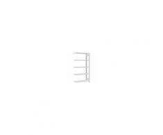 Regalwerk BERT-Lagerregal Lichtgrau - Anbaufeld HxBxT 2000x1285x800mm mit 5 Stahl-Fachböden, B3-57113-80-LG