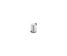 Hailo T2.4 Tret-Kosmetikeimer, silber, Inneneimer: Kunststoff, 0704-119