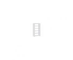 Regalwerk BERT-Lagerregal Seitenwand-Vollblech - Grundfeld HxBxT 2500x1005x300mm mit 6 Stahl-Fachböden, B3-58210-30