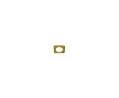 Bioledex LED Einbauleuchten, Blende quadratisch gold 78mm x 78mm, LEB-ECGO-818