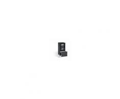 C+P Kühlschrank-Caddy Asisto mit Abfallsammler, H1150xB500xT600mm, RAL 7021 Schwarzgrau, 54780-010 S10019