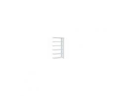 Regalwerk BERT-Lagerregal Seitenwand-Vollblech - Anbaufeld HxBxT 2500x875x600mm mit 6 Stahl-Fachböden, B3-58209-60