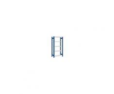 Regalwerk BERT-Lagerregal - Grundfeld - LR 5010 HxBxT 2000x875x600mm mit 5 Stahl-Fachböden verzinkt, B3-44111-60-EB