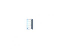 Regalwerk BERT-Lagerregal - Grundfeld - LR 7035 HxBxT 2500x875x300mm mit 6 Stahl-Fachböden verzinkt, B3-44411-30-LG