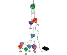 AM Design LED-Lichterkette Gläser bunt Lichterketten und Lichtschlauch Dekoleuchten Lampen Leuchten