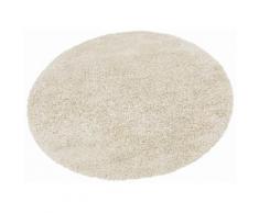 merinos Hochflor-Teppich Denver, rund, 50 mm Höhe, Wohnzimmer beige Schlafzimmerteppiche Teppiche nach Räumen