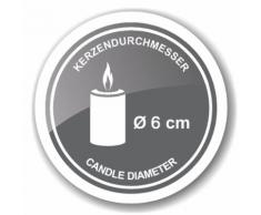 EDZARD Adventskranz Bernd, (1-tlg.) silberfarben Kerzenhalter Kerzen Laternen Wohnaccessoires Dekokränze