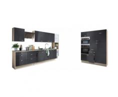 OPTIFIT Küchenzeile Cara, ohne E-Geräte, Breite 480 cm grau Küchenzeilen Geräte -blöcke Küchenmöbel Arbeitsmöbel-Sets