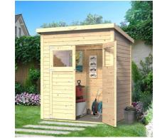 KONIFERA Gartenhaus Amrum 1 beige Gartenhäuser aus Holz Garten Balkon