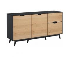 Home affaire Sideboard Flow schwarz Sideboards Kommoden