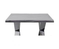 MCA furniture Couchtisch Cartagena, Massivholz mit Baumkante und natürlichen Rissen Löchern grau Couchtische Tische Möbel sofort lieferbar