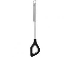 RÖSLE Servierlöffel, (1 tlg.), Rührlöffel in Profiqualität zum Rühren, Vermengen und Unterheben von Speisen, mit Silikonüberzug Rundgriff, Edelstahl 18/10, spülmaschinengeeignet silberfarben Servierbesteck Besteck Messer Haushaltswaren Servierlöffel