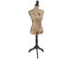 Home affaire Schneiderpuppe Retro schwarz Damen Ständer, Halterungen Haken Aufbewahrung Ordnung Wohnaccessoires Schneiderpuppen