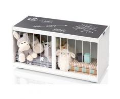 MUSTERKIND Truhe Tilia weiß/mint, weiß, Neutral, weiß