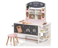 MUSTERKIND Kaufladen "Arabica rose/gold", weiß, goldfarben-rosé