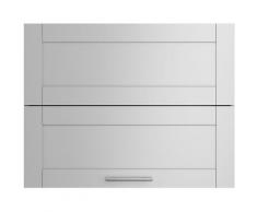 OPTIFIT Falttürenschrank Ahus, Breite 90 cm hellgrau matt, Drehtürenschränke Kleiderschränke