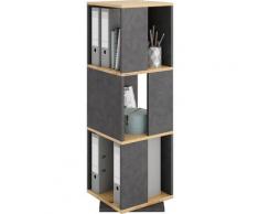Drehregal FMD "Tower" Regale schwarz Küchenhelfer